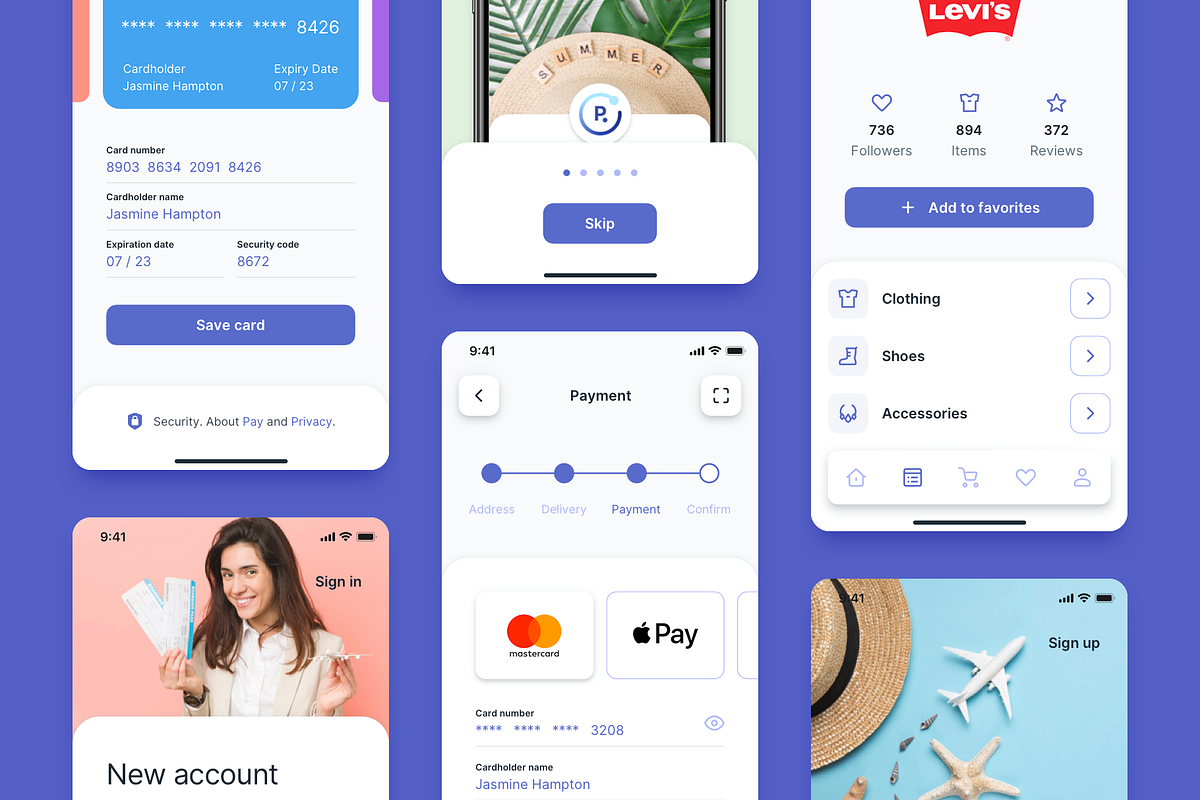 Runstore E-commerce UI Kit, an UI Kit Template by Singlayn (Photo 5 of 8)