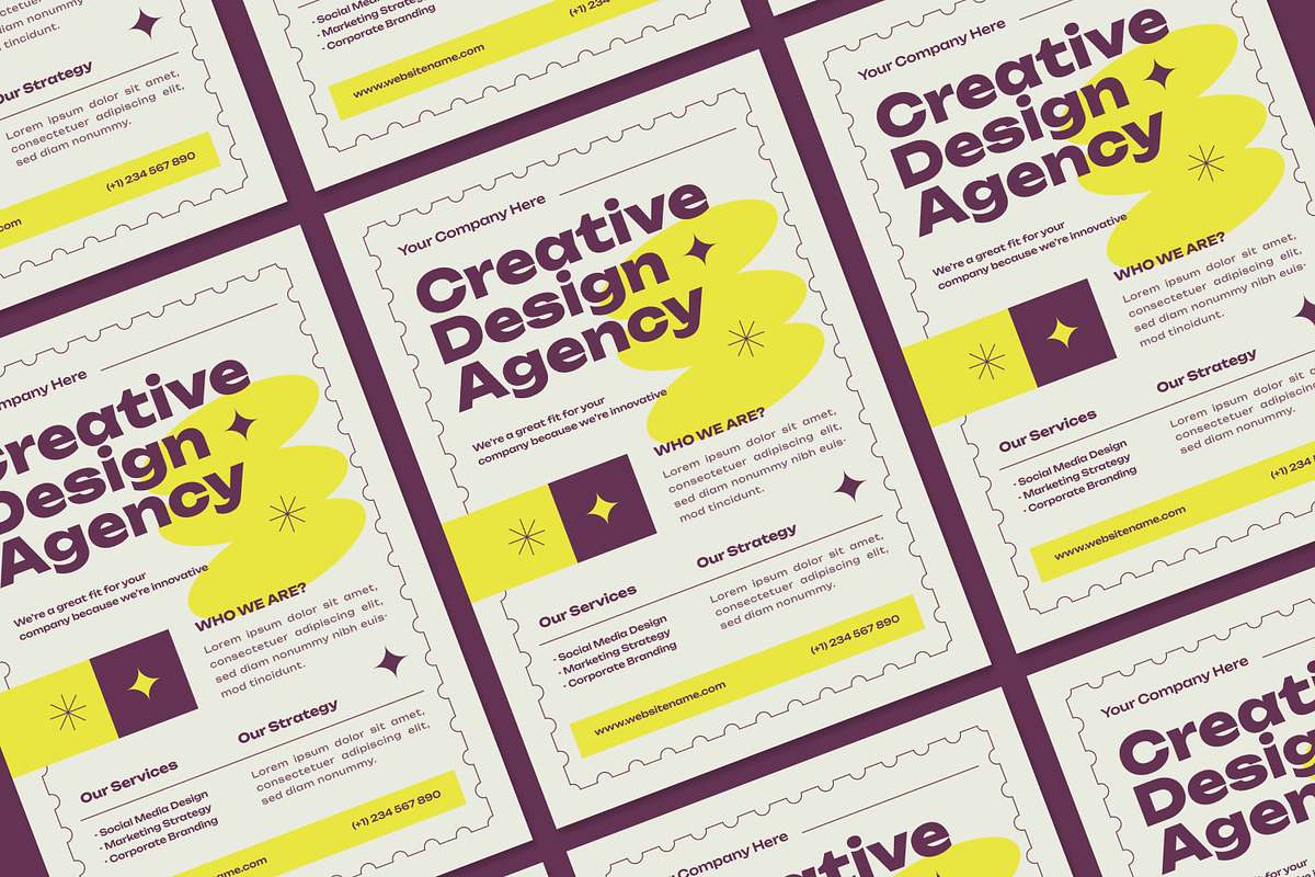 Creative Agency - Flyer, a Brochure Template by Izdihaar_Studio (Photo 2 of 3)