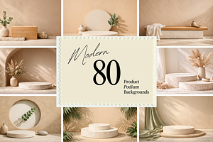 80 Podium Product Backgrounds, a Background Photo by Matisse Studio