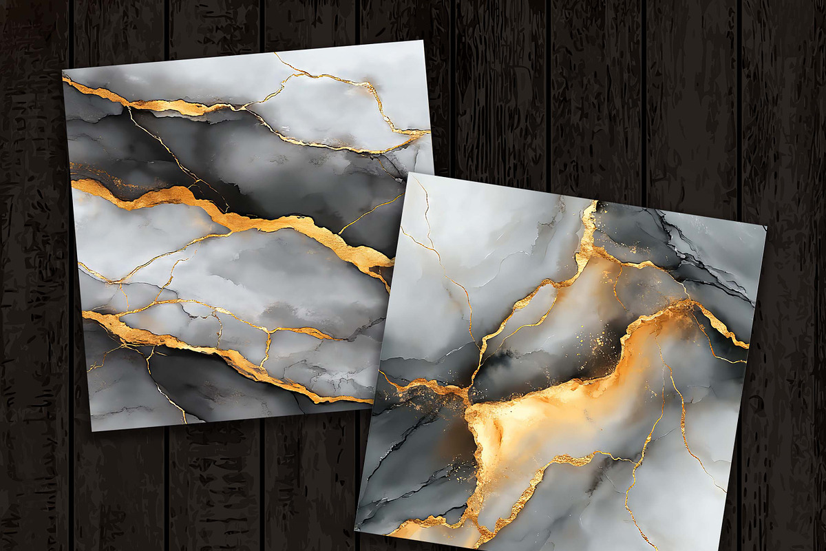 Seamless Smokey Marble Digital Paper, a Pattern Graphic by Design Scotch (Photo 6 of 8)