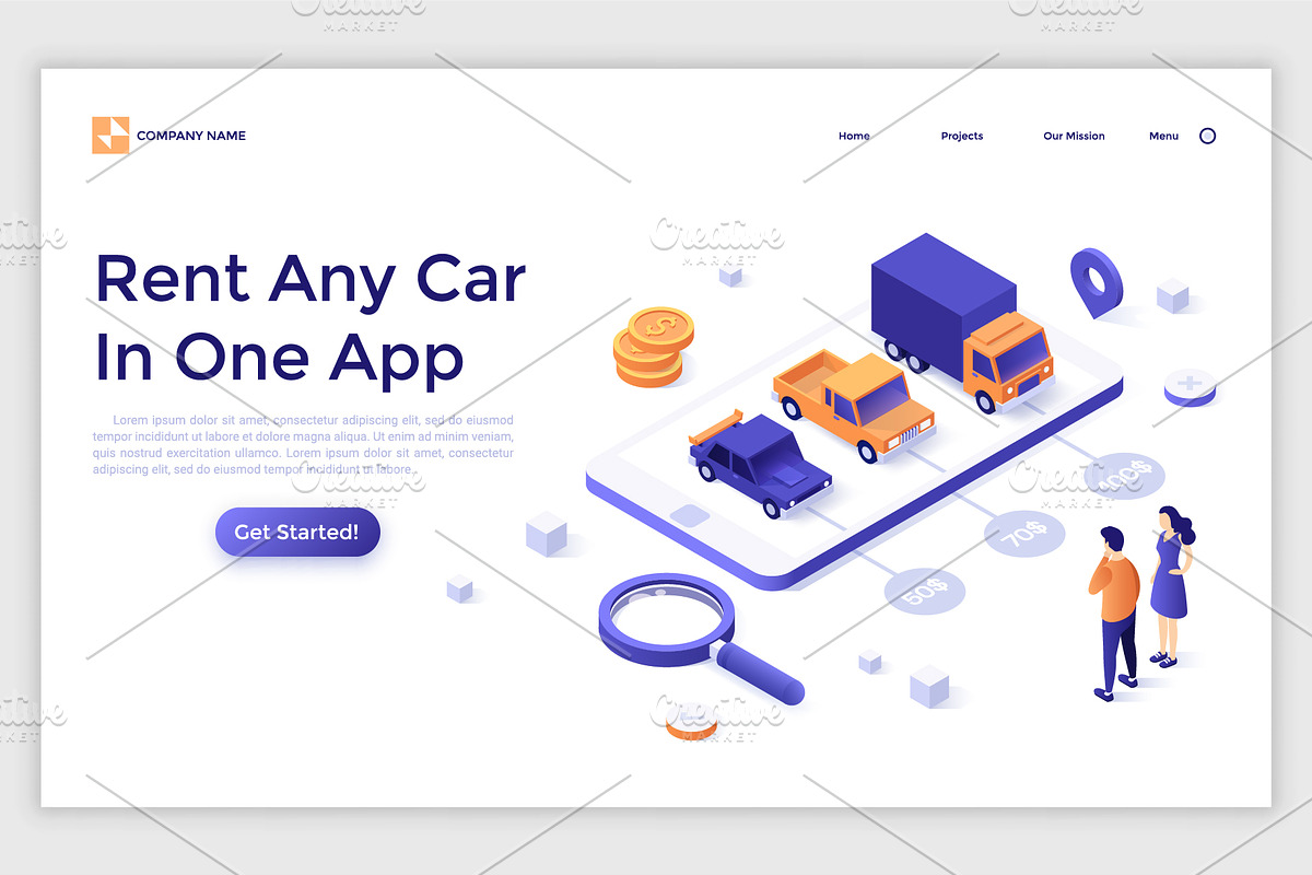 Isometric Solutions Mini. Part 19, a Templates & Theme by Andrew Kras Design (Photo 6 of 13)