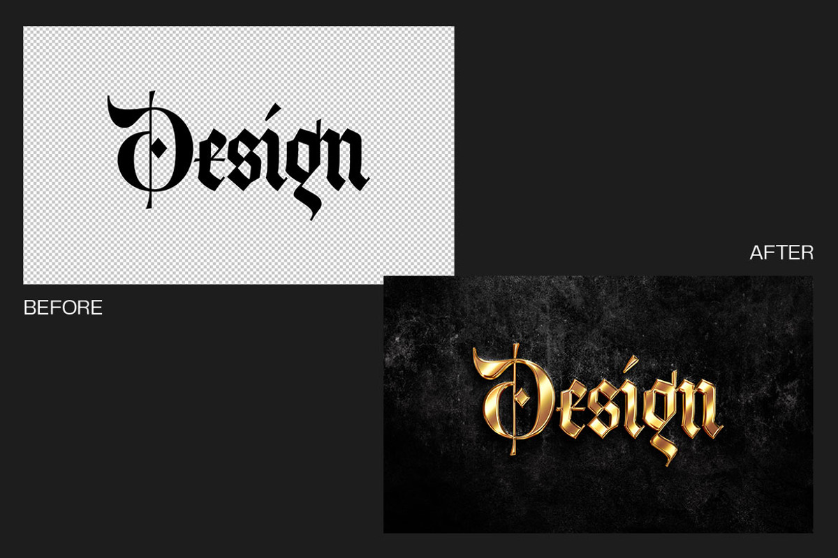 Glossy Golden Text Effect, a Layer Style Add-On by dokudokunomi (Photo 2 of 4)