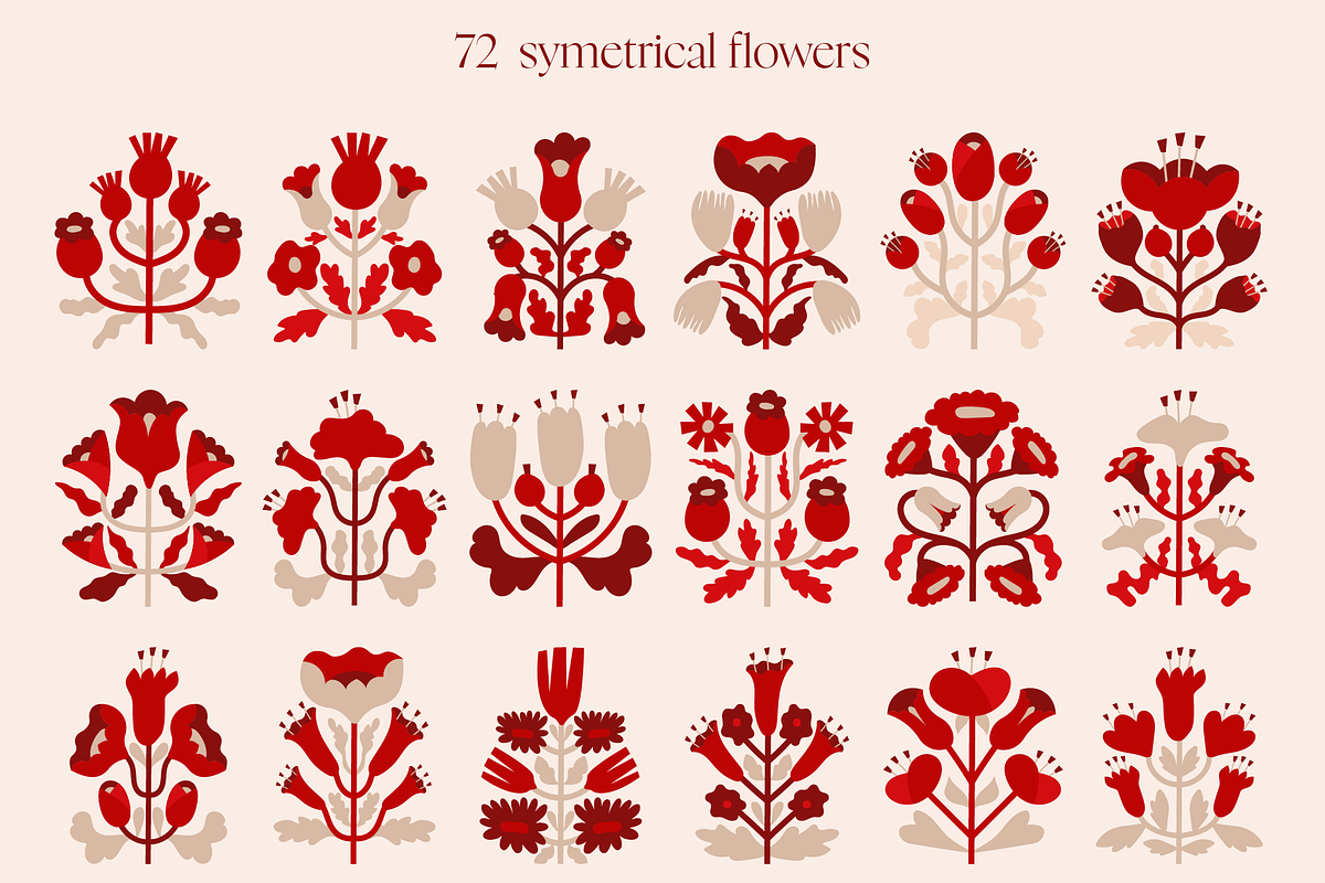 Modern Folk | vector clipart, a Decorative Illustration by dariikos (Photo 16 of 36)