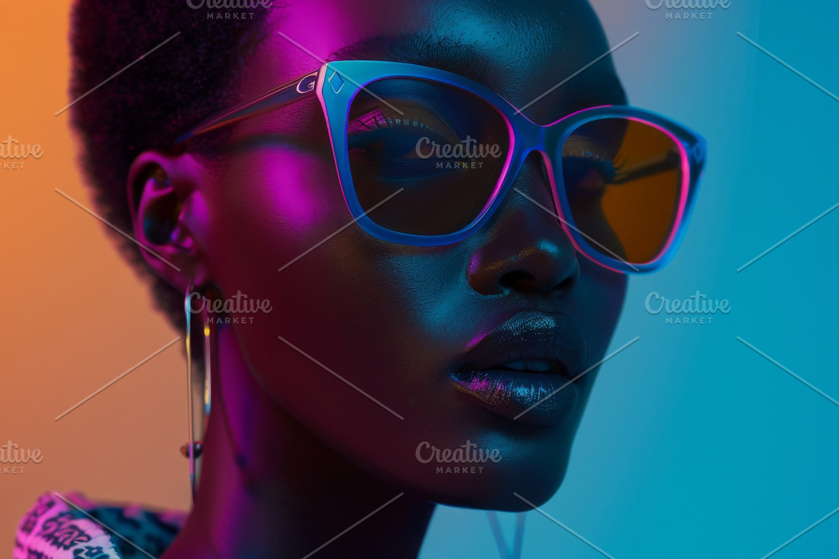 109 Fashion models in sunglasses, a Beauty & Fashion Photo by Handmadefont (Photo 48 of 113)