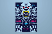 Yeti Winter Indie Rock Flyer, a Flyer Template by ashenterprise (Thumbnail 1 of 3)