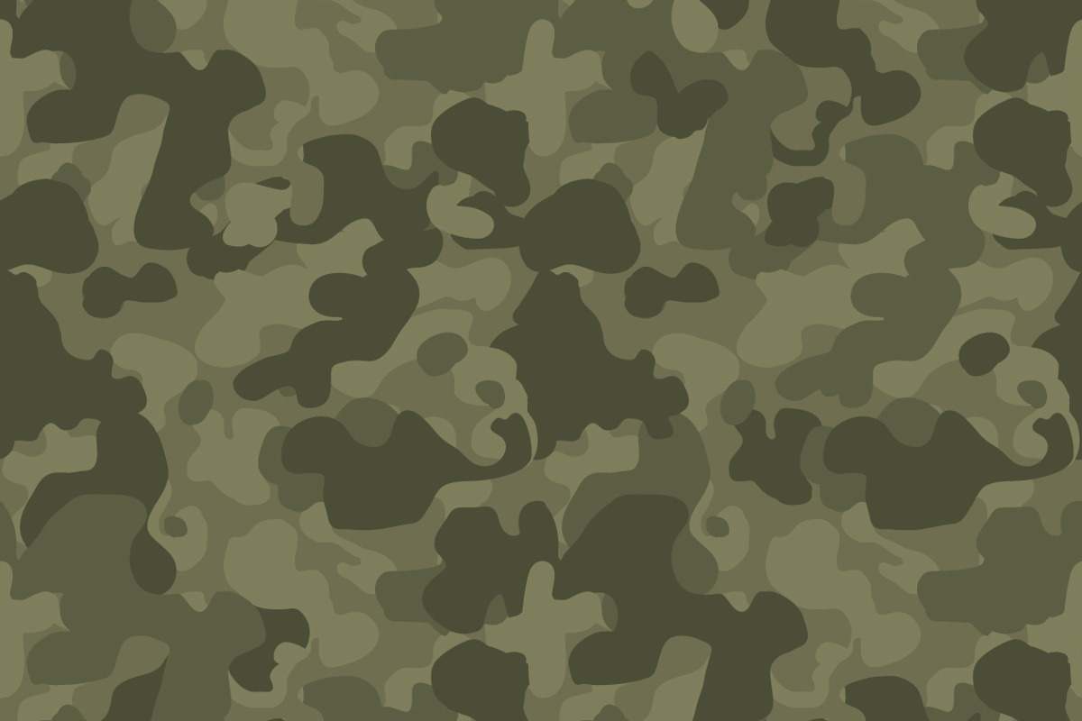 Camouflage seamless textured pattern, a Pattern Graphic by pashabo (Photo 2 of 2)