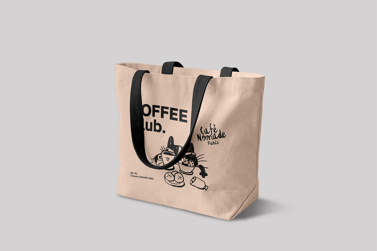 Realistic Tote Bag Mockup PSD, a Merchandise Mockup by MA-KING_ART (Photo 2 of 5)