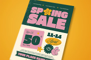 Spring Sale Flyer, a Flyer Template by megarez (Thumbnail 3 of 3)