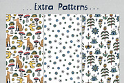 Folk Art Collection,Graphic Farm Set, an Animal Illustration by Sasha Mitkalova (Thumbnail 4 of 7)