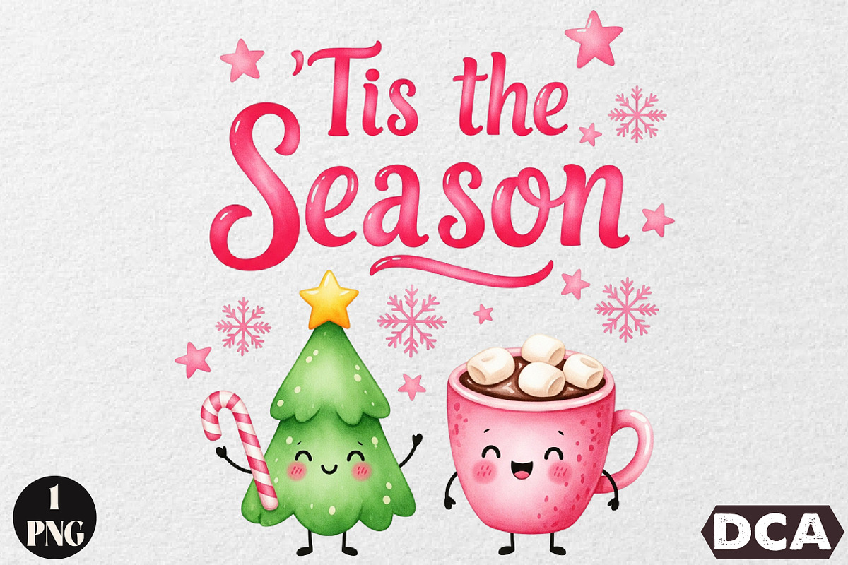 Tis the Season Christmas Gingerbread, an Illustration by DreamCafeArt (Photo 1 of 6)