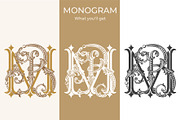 MB BM Wedding Monogram Logo, a Branding & Logo Template by LogoAV (Thumbnail 5 of 6)