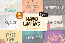 HANDWRITING FONT BUNDLE VOL. 13