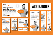 Web Banner Design, an UI Kit Template by CreativeShaper (Thumbnail 1 of 4)