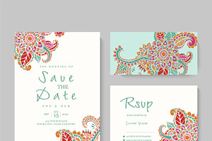 Wedding Invitation, save the date, an Invitation Template by Doodle_flower