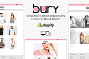 Bury - Fashion Shop Shopify Theme, a Shopify Template by ThemeTidy Shopify Agency (Thumbnail 1 of 2)