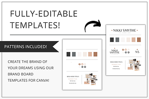 Brand Board Template Nikki Smythe