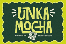 UNKA MOCHA - Chunky Font