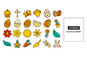 Easter Doodle elements design., a Decorative Illustration by kaisorn (Thumbnail 4 of 7)