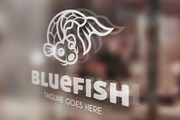 Blue Fish Logo, a Branding & Logo Template by ashenterprise (Thumbnail 3 of 4)
