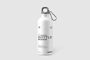 Water Bottle Mockup with Carabiner, a Packaging Mockup by graphypix (Thumbnail 4 of 4)