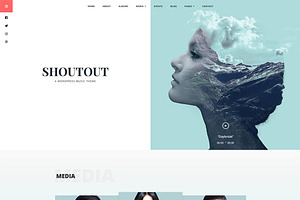 Shoutout - A WordPress Music Theme