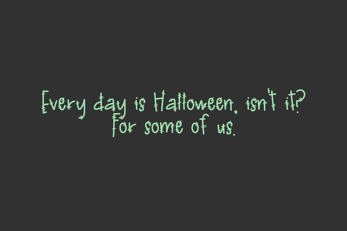 Zombie Dust - Display Font, a Handwritten Font by Beck McCormick (Photo 9 of 10)