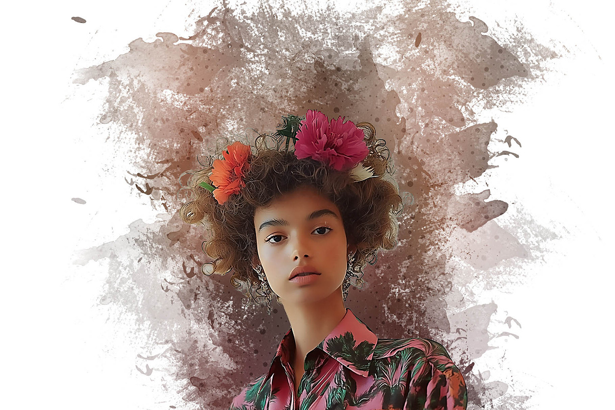 Focus Watercolor Art Action, an Action Add-On by Photoshop Action (Photo 12 of 12)