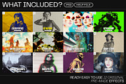 12 Photo Effect Templates, a Brushes & More by iDoodle Studio (Thumbnail 2 of 6)