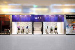 Mock-Up Clothing Store Window Source