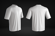 White Men's T-Shirt 3D Model, an Object 3D Model by le-genda (Thumbnail 3 of 10)