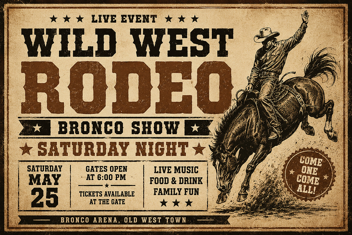 Bronco Heritage, a Slab Serif Font by Wow Magic (Photo 4 of 5)