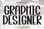 Graphic Designer | Script Font, a Script Font by Scratchones (Thumbnail 1 of 8)