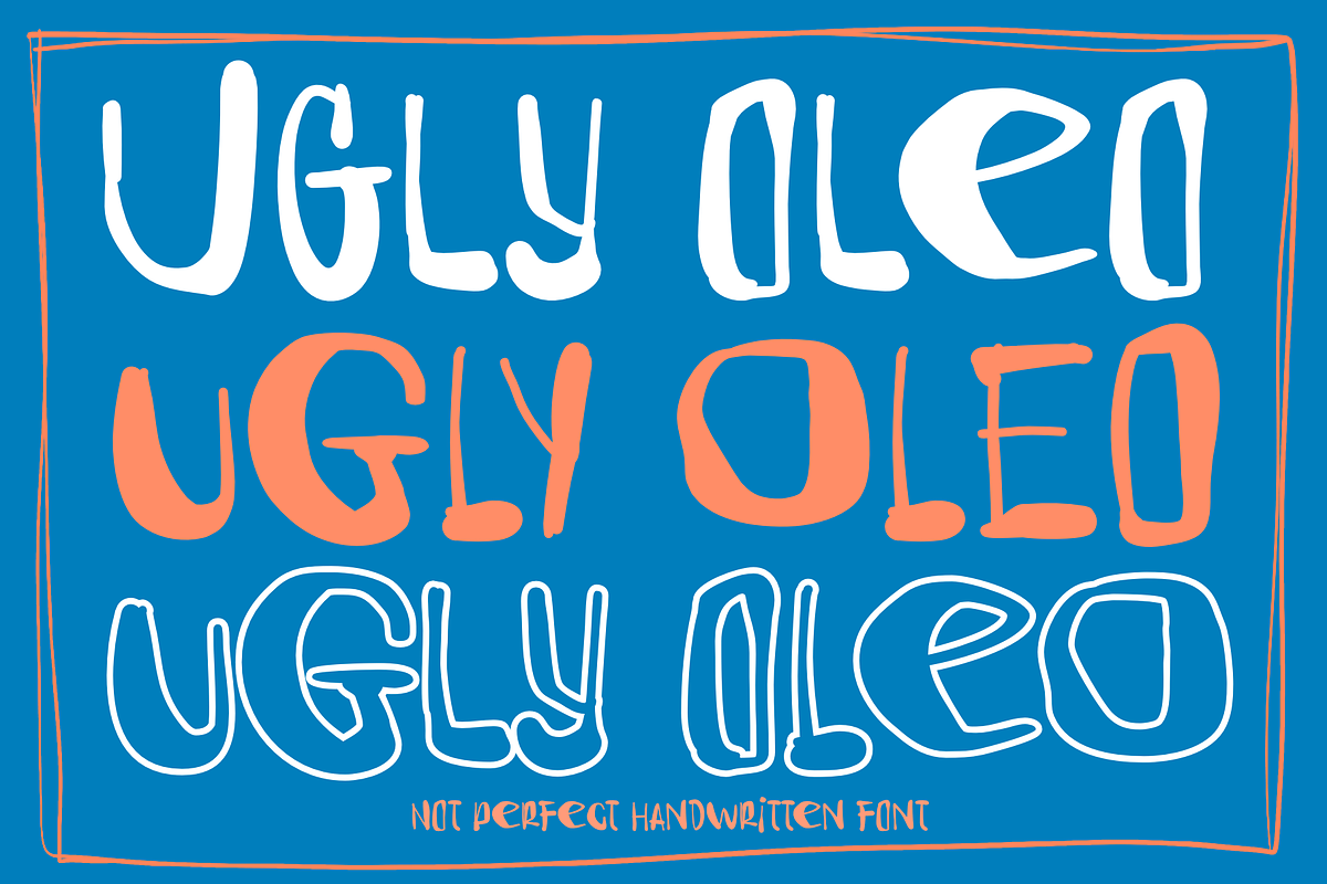 Ugly Oleo font, a Handwritten Font by D&K Project (Photo 3 of 10)