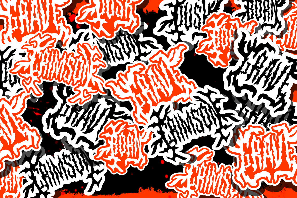 Death Fire - Metal Font, a Font by PutraCetol Studio (Photo 8 of 11)