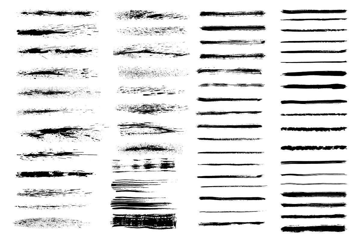 60 Grunge Brushes, a Brush Add-On by Elinorka (Photo 2 of 2)