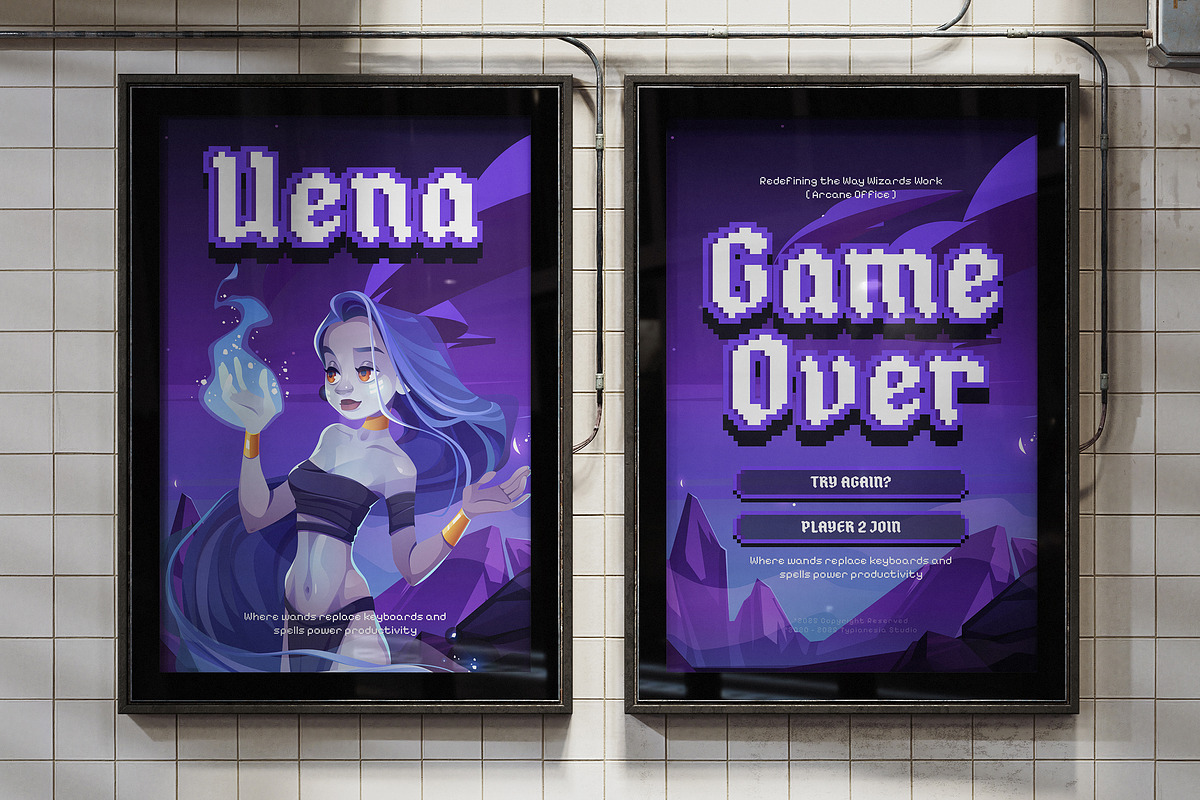 Sky Citizen - Pixelated Blackletter, a Sans Serif Font by Typia Nesia (Photo 8 of 11)