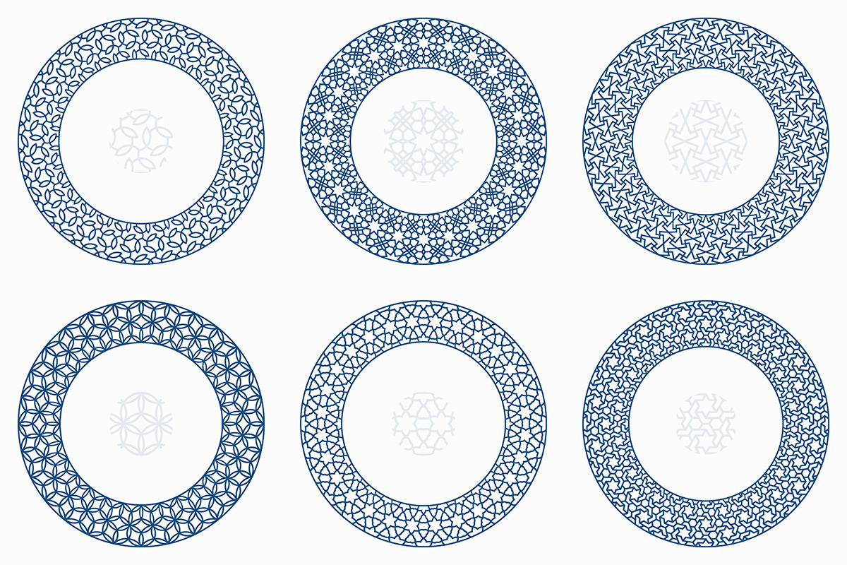Arabic geometric round ornaments, a Pattern Graphic by Lawkeeper (Photo 4 of 5)