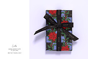 Vintage Christmas Poinsettia Pattern, a Pattern Graphic by Liiafis (Thumbnail 8 of 8)