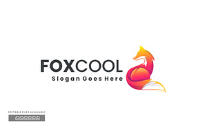 Fox Cool Gradient Colorful Logo, a Branding & Logo Template by ivan_artnivora