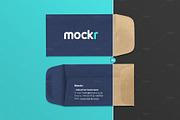 Envelope Business Card Mockup PSD, a Print Template by Mokr (Thumbnail 3 of 4)