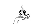 Hand Globe Silhouette Bundle, an Illustration by Designs_River (Thumbnail 28 of 31)