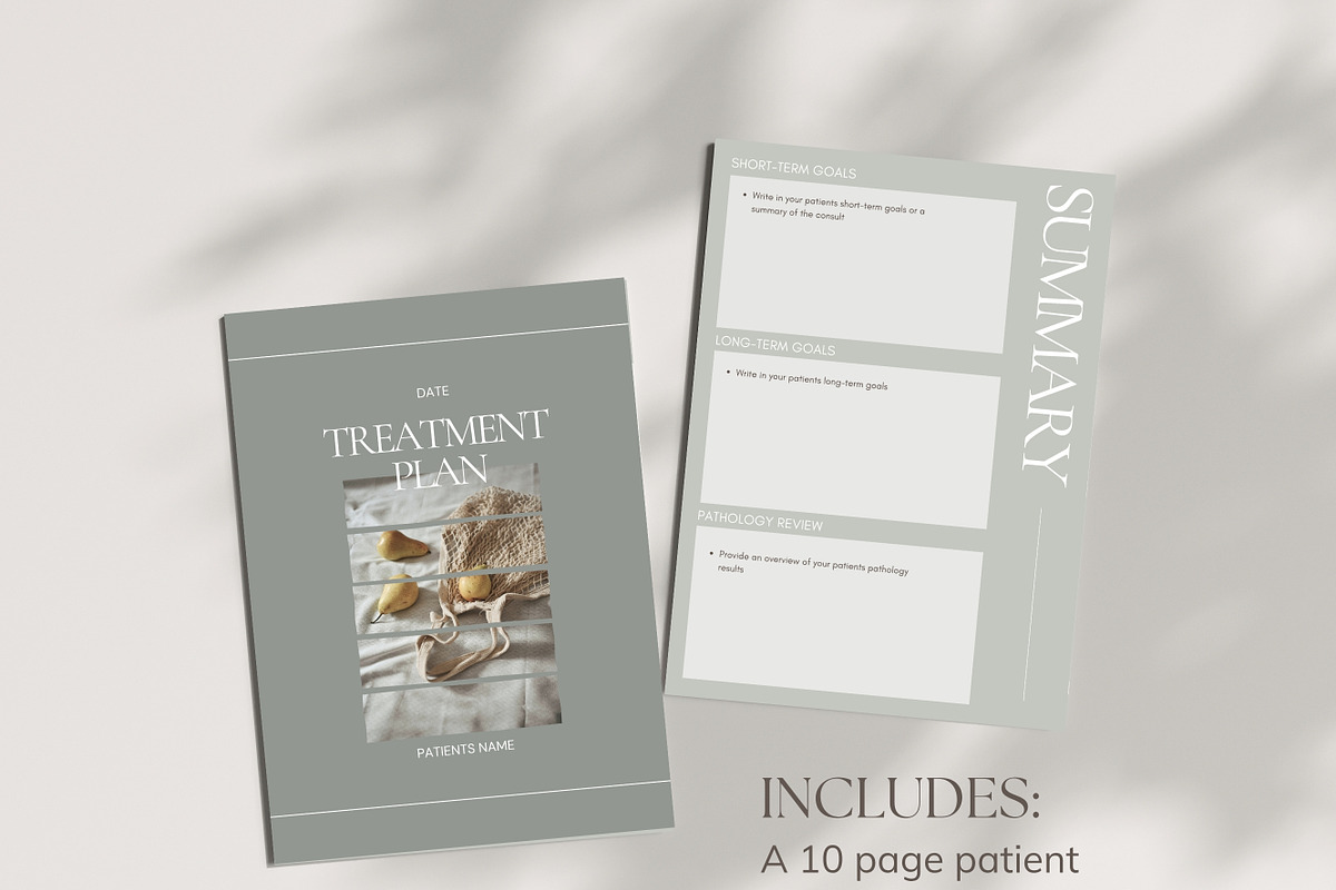 Treatment Plan Canva Template, a Branding & Logo Template by Naturopath Hub (Photo 3 of 10)