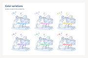 Children Playing with Shopping Cart, a Graphic by PixelBender (Thumbnail 2 of 5)