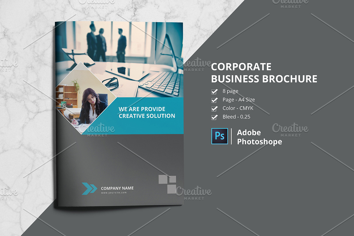 Business Brochure V838, a Brochure Template by Template Shop (Photo 1 of 6)