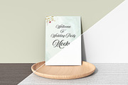 Wedding Invitation Mockup, a Product Mockup by graphypix (Thumbnail 3 of 4)