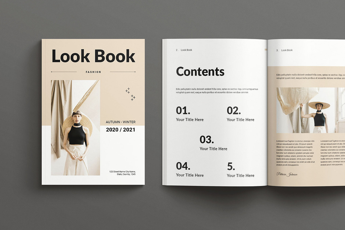 Minimal Style Lookbook preview 2