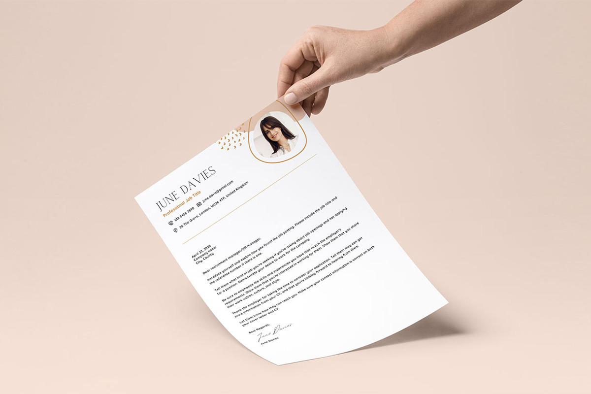 CANVA Resume Template / CV Set, a Resume Template by RWstudio (Photo 2 of 8)