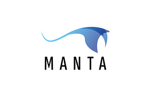 Manta logo vector icon illustration, a Branding & Logo Template by Dyn Studio