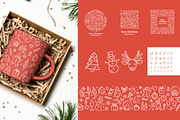 Festive Christmas Seamless Pattern, a Pattern Graphic by VasilkovS (Thumbnail 3 of 7)