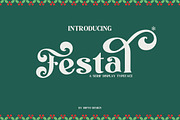 Festal-Christmas Typeface, a Serif Font by Dipto design (Thumbnail 1 of 7)